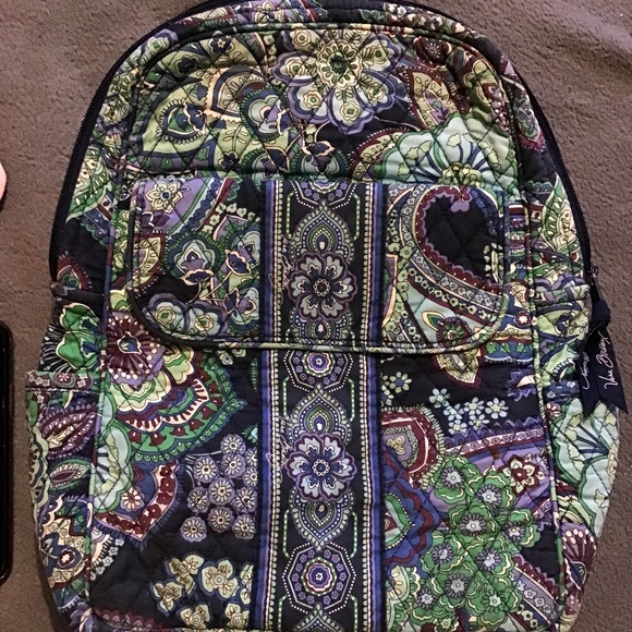 VERA BRADLEY PAISLEY BACKPACK - Picture 1 of 6